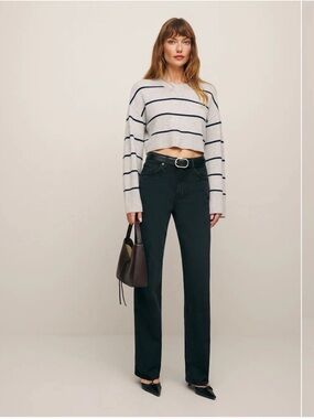 Reformation Val 90s Mid Rise Straight Jeans